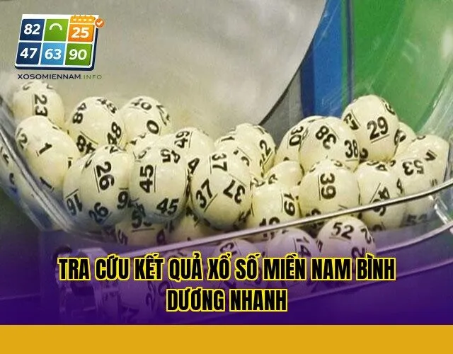 Tra cứu kết quả xổ số miền Nam Bình Dương nhanh