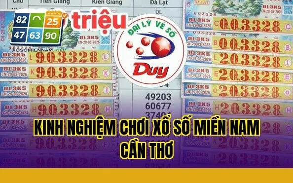 Kinh nghiệm chơi xổ số miền Nam Cần Thơ