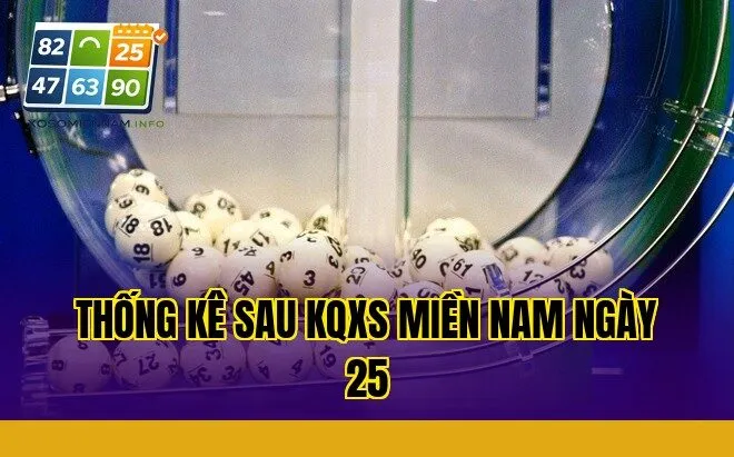 Thống kê sau KQXS miền Nam ngày 25