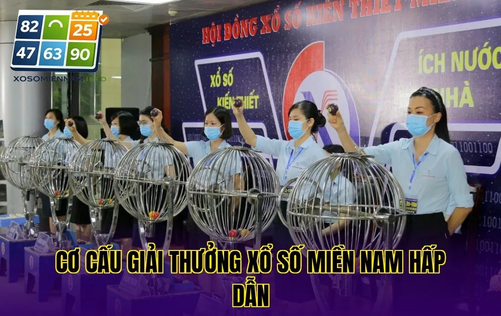 Cơ cấu giải thưởng xổ số miền Nam hấp dẫn