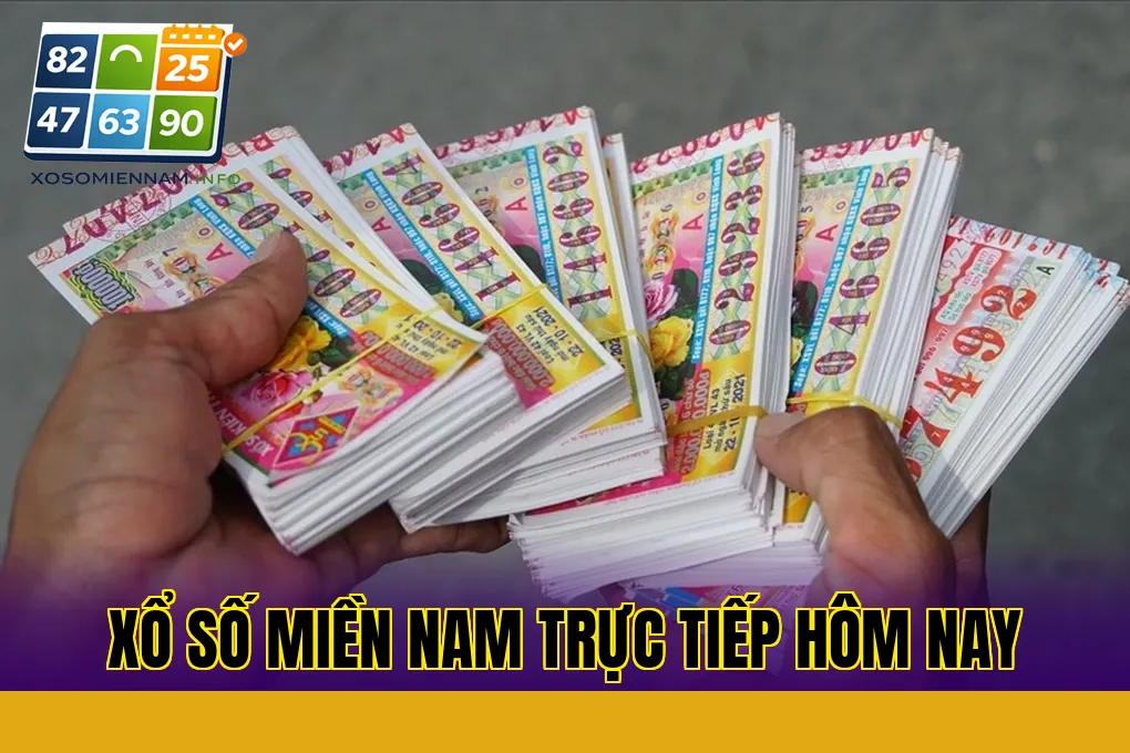 Xổ số miền Nam trực tiếp hôm nay