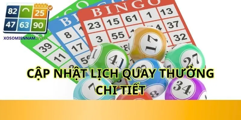 Cập nhật lịch quay thưởng chi tiết