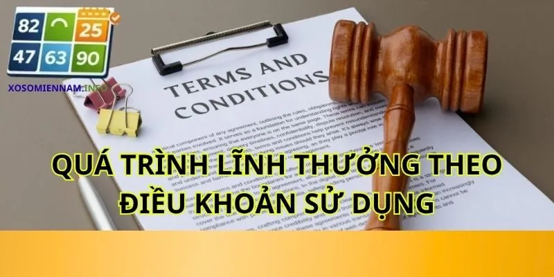 Quá trình lĩnh thưởng theo điều khoản sử dụng