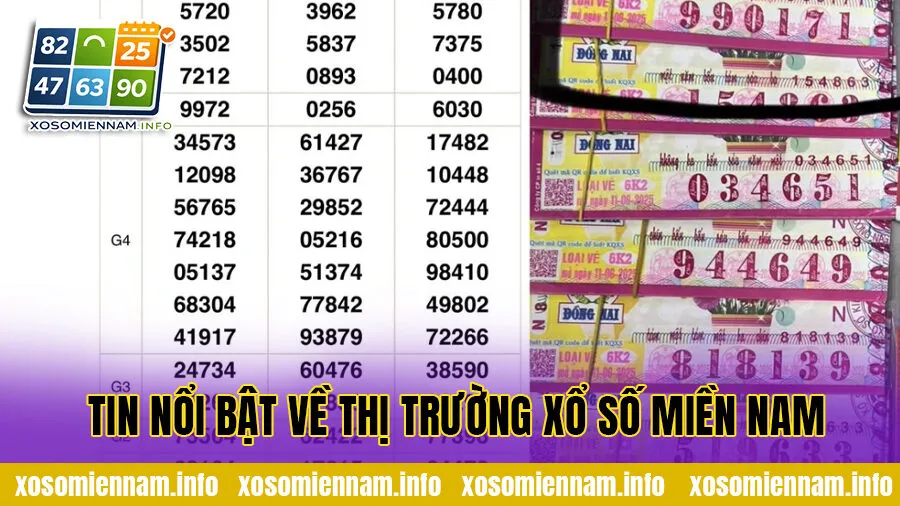 Tin nổi bật về thị trường xổ số Miền Nam